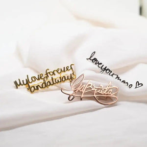 Custom Letter Brooch Pin for Women