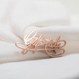 Custom Letter Brooch Pin for Women