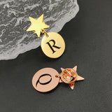 Personalized Snowflake Pin Set Jewelry, Stainless Steel Brooch Gift