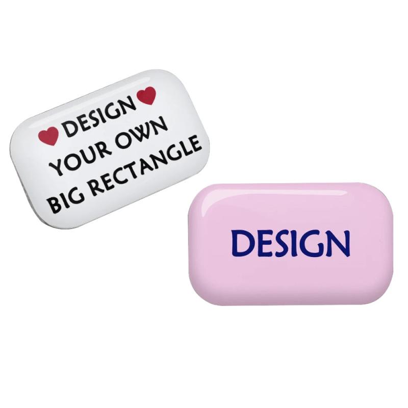 Customizable Photo Brooch Ladies Backpack Lapel Pin Badge Gift