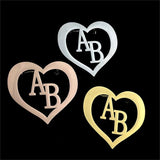 Personalized Stainless Steel Brooch Charm Jewelry
