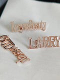 Personalized Initial Letters Brooches Jewelry Wedding Bridesmaid