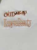 Personalized Initial Letters Brooches Jewelry Wedding Bridesmaid