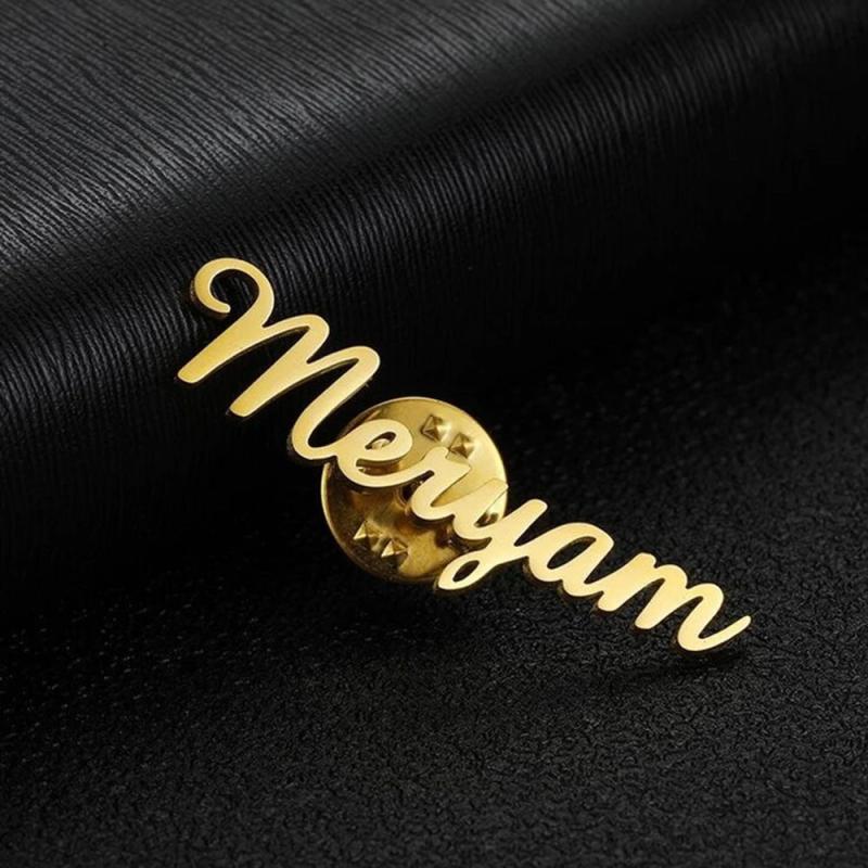 Customized Name Brooch for Women - Ideal Gift for Wives and Mothers