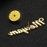 Customized Name Brooch for Women - Ideal Gift for Wives and Mothers