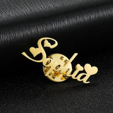 Customized Name Brooch for Women - Ideal Gift for Wives and Mothers