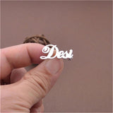 Custom Name Brooch Pins Stainless Steel for Women