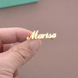 Custom Name Brooch Pins Stainless Steel for Women