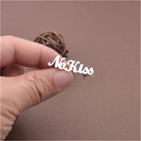 Custom Name Brooch Pins Stainless Steel for Women