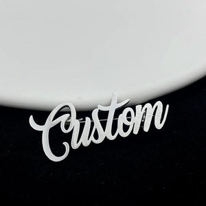 Customizable Stainless Steel Brooch Pin for Men Women