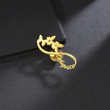 Stainless Steel Animal Shape Brooch - Arabic Brooch Men and Women