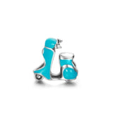 925 Silver Sea Shell Cat Pendant for Bracelet Charms
