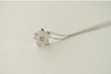 925 Silver Flower Necklaces for Women