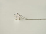 925 Silver Flower Necklaces for Women