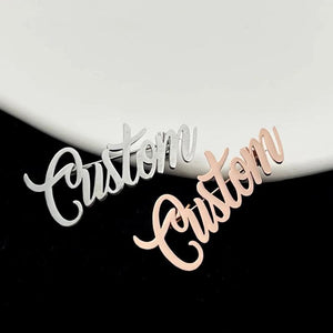 Customizable Stainless Steel Brooch Pin