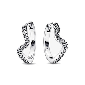 Butterfly Heart Stud Earrings for Women