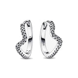 Butterfly Heart Stud Earrings for Women