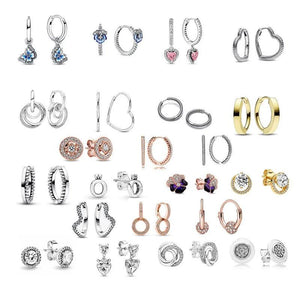 Butterfly Heart Stud Earrings for Women