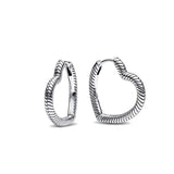 Butterfly Heart Stud Earrings for Women
