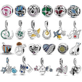 925 Sterling Silver Insect Beaded 3mm Bracelet&Bangle DIY Jewelry