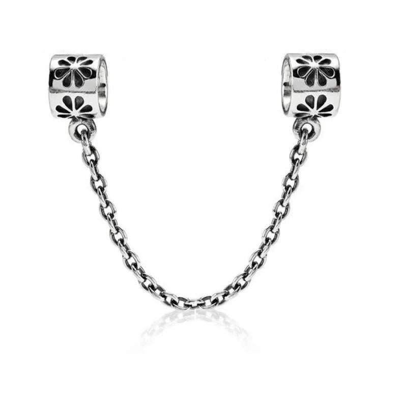 925 Silver Safety Chain Bead for Charms Bracelet