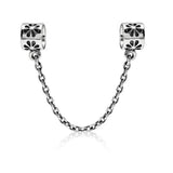 925 Silver Safety Chain Bead for Charms Bracelet