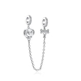 925 Silver Safety Chain Bead for Charms Bracelet
