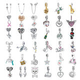 925 Silver Elephant Dangle Dog Charms for Bracelet