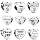 925 Silver Beads for Charm Bracelet Necklace Making