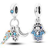 925 Silver Butterfly Cross Charm Bead for Women Silver Jewelry DIY