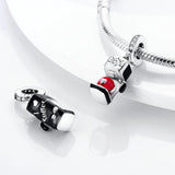 925 Silver Butterfly Cross Charm Bead for Women Silver Jewelry DIY