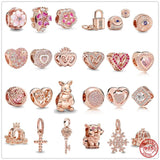 925 Silver Eye Heart Charm Bead For Bracelet DIY Jewelry