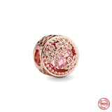 925 Silver Eye Heart Charm Bead For Bracelet DIY Jewelry