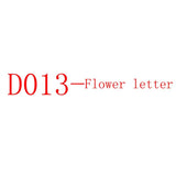 Flower Letter A-Z Charm Beads for Silver 925 Bracelet DIY Jewelry