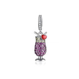 925 Silver Heart Merry-Go-Round Charm Bead Pendant for Bracelet DIY
