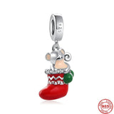 SilverBead Cherry Clip Couple Nurse Doctor Coffee BeautyFit Bracelet Charm Beads