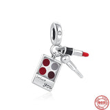 SilverBead Cherry Clip Couple Nurse Doctor Coffee BeautyFit Bracelet Charm Beads