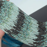 Natural Hu Bei Turquoise 2.3mm Faceted Round Beads, Selected