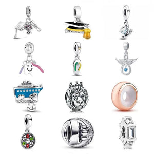 925 Silver Magical Tea Cup Dangle Charm Bead for Bracelet Women Jewelry