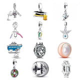 925 Silver Magical Tea Cup Dangle Charm Bead for Bracelet Women Jewelry