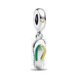 925 Silver Magical Tea Cup Dangle Charm Bead for Bracelet Women Jewelry
