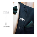 Custom Initials Brooch Stainless Steel Leader to Husband
