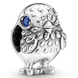 Panda Butterfly Chick Beads Charms Enamel Fit Bracelet 925 Silver