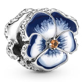 Panda Butterfly Chick Beads Charms Enamel Fit Bracelet 925 Silver
