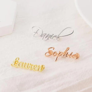 Stainless Steel Letter Brooch - Unique Gift for Female Leaders