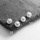 925 Sterling Silver Round Ball Beads 9mm Spacer DIY Jewelry Findings