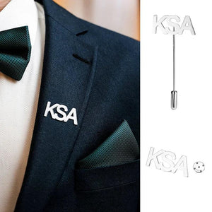 Custom Name Stainless Steel Collar Pin