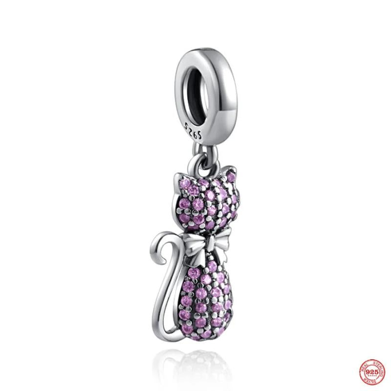 Owl Love Pendant Cat Charm Bead for Bracelet