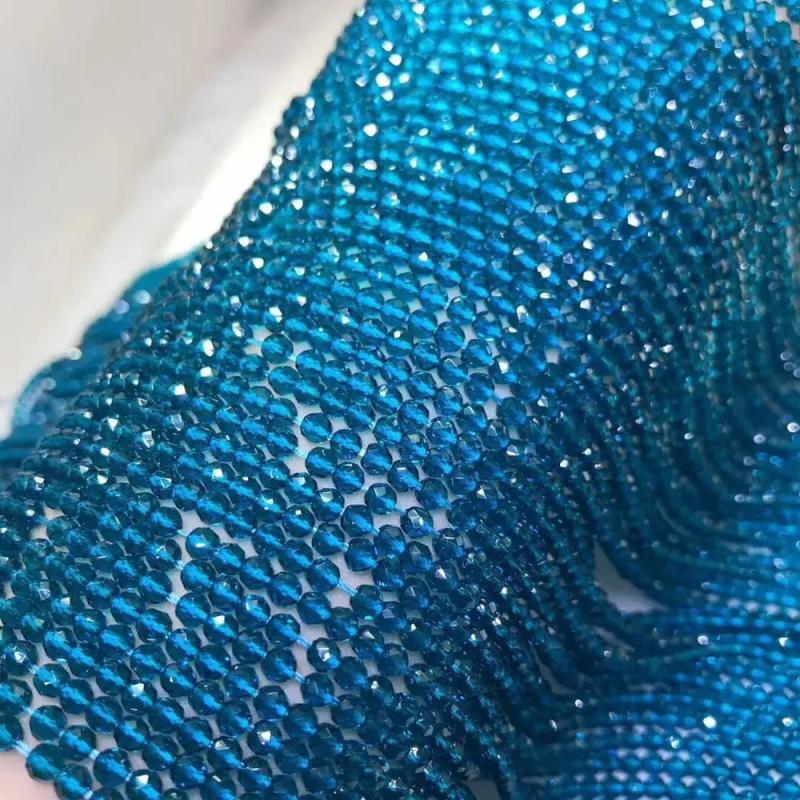 Spinel Quartz Loose Beads 2/3mm Round Faceted 14inch