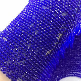 Spinel Quartz Loose Beads 2/3mm Round Faceted 14inch